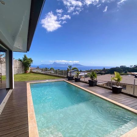 Villa Tiki Wonderfull Sea View Punaauia  Buitenkant foto