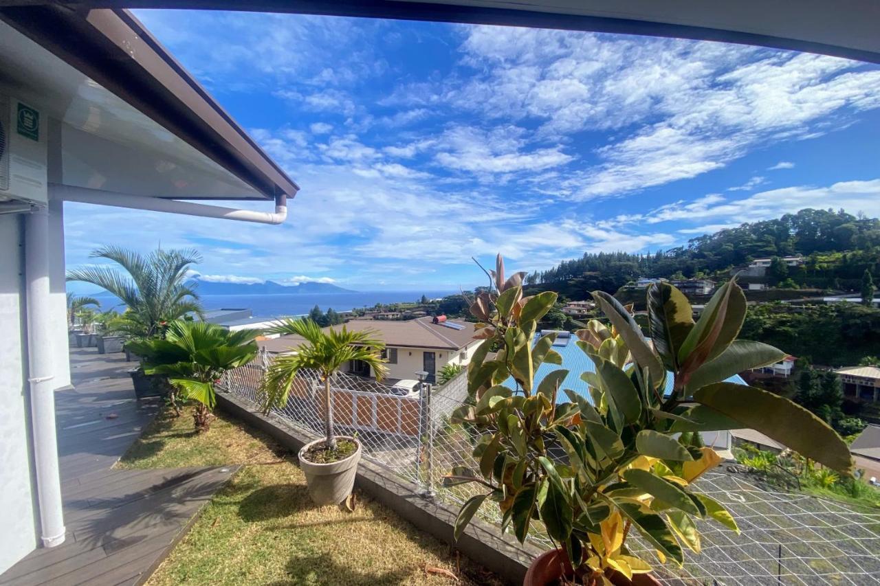 Villa Tiki Wonderfull Sea View Punaauia  Buitenkant foto