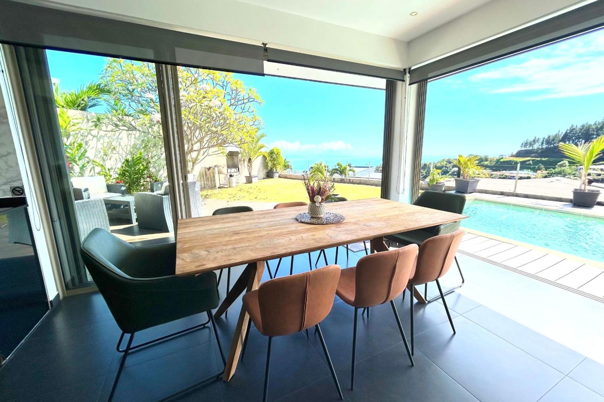 Villa Tiki Wonderfull Sea View Punaauia  Buitenkant foto